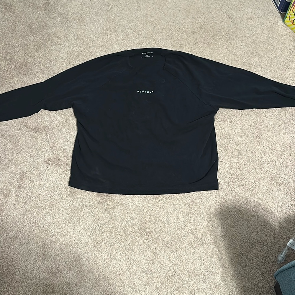 Young la sweatshirt heavy crop neck